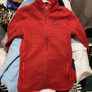 Loved Patagonia. Red fullzip better sweater medium